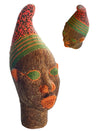 MEDIUM Bamileke Statue 10 - bronze & green