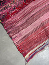 Doublesided Kilim Boucherouite PINK & BLACK