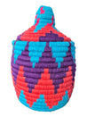 Berber Basket - Multi Blue