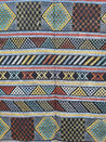 TIFLET Flatwoven Rug 238/143 - black & gold