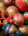 Handmade COPPER+COLOR Christmas Ornaments