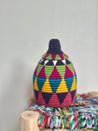 Berber Baskets - blue, purple, fuchsia & yellow