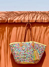 FIESTA Sequined Shopper with leather Handles