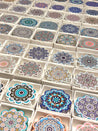 Set of 6 Ceramic COASTERS - SOUQ