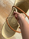 FIESTA Sequined Shopper with leather Handles