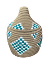 Berber Baskets - teal & grey