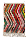 Small Boujad Rug | zigzag-multi