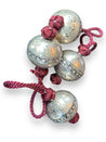 Small Handmade SABR Christmas Ornaments | metal & rayon