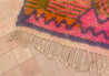 Small Boujad Rug | pink-green-orange