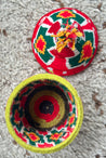 Berber Baskets - red, green & yellow