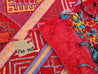 TIFLET Flatwoven Rug 240/141 - red & yellow
