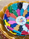Handmade Leather Pouf L