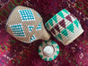 Berber Baskets - teal & grey