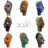 Beaded Tribal Heads from Cameroon - Medium