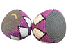 Berber Basket - lavender & off white