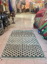 Tazenakht Rug | ecru-black-gray-aqua