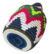 Berber Basket - grey, fuchsia & neon