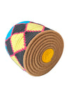 Medium & Small Berber Baskets - teal | pink