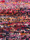 Doublesided Kilim Boucherouite PINK & BLACK