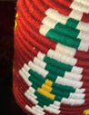 Berber Basket - brown & green