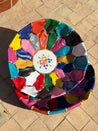 Handmade Leather Pouf L