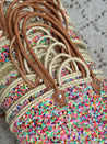 FIESTA Sequined Shopper with leather Handles