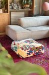 UNIQUE Upcycled Berber Pouf - BOUCHRA