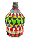 Medium Berber Basket - multi triangles