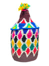 Berber Baskets - multi pompom