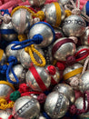 Small Handmade SABR Christmas Ornaments | metal & rayon