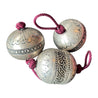 Medium Handmade SABR Christmas Ornaments | metal & rayon