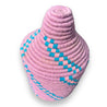 Berber Basket - soft pink | blue spiral