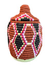 Berber Baskets - multi pink & purple & red