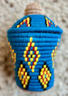 Berber Baskets - multi shades of blue & burgundy