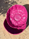 Handmade Leather Pouf L