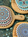 Set of 6 Ceramic COASTERS - MEKNES