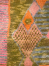 Small Boujad Rug | pink-green-orange
