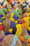 Beaded Tribal Heads from Cameroon XS