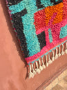 Small Boujad Rug | aqua-pink-plum-orange