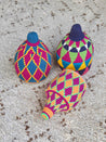 Berber Baskets - blue, purple, fuchsia & yellow