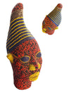 MEDIUM Bamileke Statue 13 - speckled red