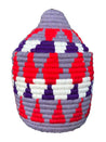Berber Basket - purple | red | white