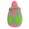 Berber Baskets - purple | neon green