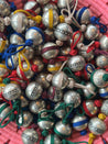 Small Handmade SABR Christmas Ornaments | metal & rayon
