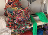 MOUIRA Multi Stripe & Pompom Cushions - 60/60
