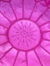Handmade Leather Pouf L