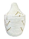 Berber Baskets - white | gold