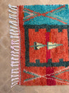 Small Boujad Rug | orange-teal-fuchsia