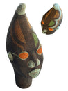MEDIUM Bamileke Statue 14 - black & green