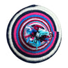 Berber Basket - blue | pink | white stripes